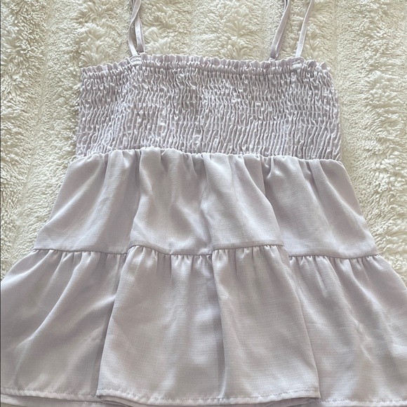 Paper Crane Tops - Paper Crane Light Purple flowy spaghetti strap top